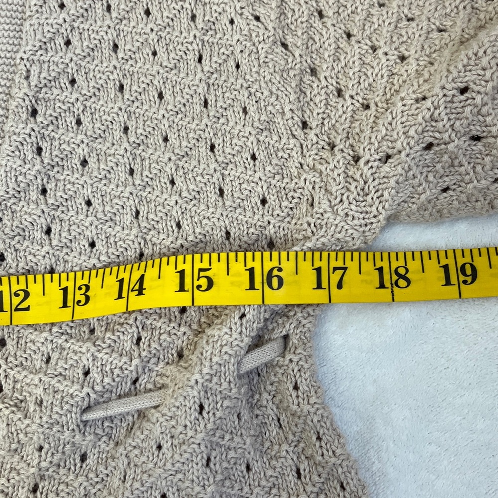 Ann Taylor Women's Short Sleeve Open Knit Cardigan Size Medium - Picture 6 of 8